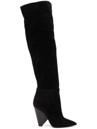 Saint Laurent Stivale Boots In Black