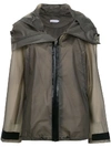 MARA MAC sheer hooded jacket