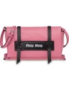 Miu Miu Small Grace Calfskin Shoulder Bag - Pink In Pink&purple