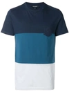 RON DORFF colour-block short sleeve T-shirt