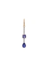 IRENE NEUWIRTH IRENE NEUWIRTH 18KT ROSE GOLD, DOUBLE TANZANITE AND DIAMOND ONE-OF-A-KIND EARRING - PINK