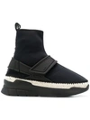 KENZO K-LASTIC HIGH-TOP SNEAKERS