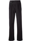 PINKO ERCOLE STRIPED STRAIGHT TROUSERS