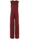 MARA MAC MARA MAC ZIPPED JUMPSUIT - RED