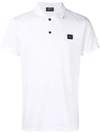 Paul & Shark Always Heritage Logo Pique Polo Shirt In White