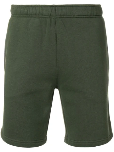 Ron Dorff Fitted Track Shorts In Green