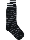 DOLCE & GABBANA SLOGAN SOCKS