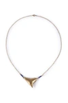 AURELIE BIDERMANN AURÉLIE BIDERMANN WOMAN 18-KARAT GOLD LAPIS NECKLACE GOLD,3074457345619164789