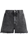 IRO WOMAN DENIM SHORTS BLACK,AU 1874378723295059