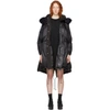 SACAI SACAI BLACK DOWN COAT