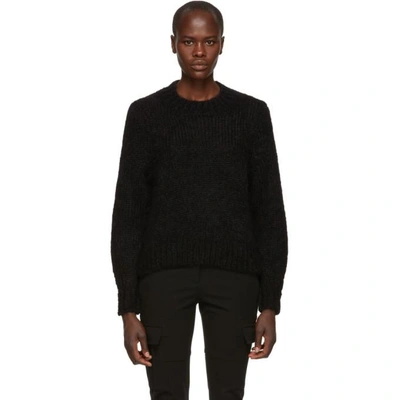 Isabel Marant Ivah Mohair-blend Sweater In 01bk Black