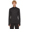 BLACKBARRETT BLACKBARRETT BY NEIL BARRETT BLACK COMPRESSION LONG SLEEVE T-SHIRT
