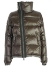 Sacai Quilted Shell Down Jacket In Khaki