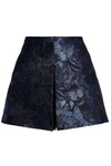 VALENTINO SILK FLORAL-JACQUARD SHORTS,3074457345619117303