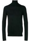 Paolo Pecora Turtleneck Jumper In Black