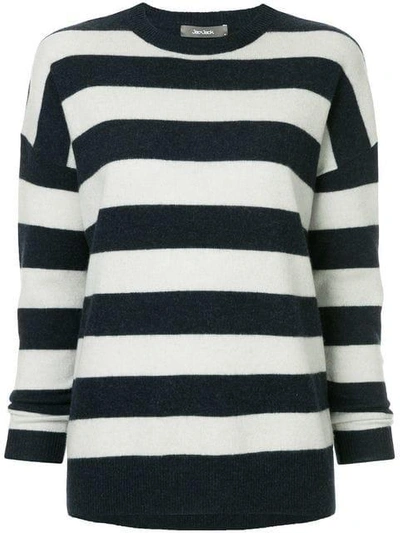 Jac + Jack Paterson Stripe Sweater In Blue