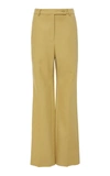 CYCLAS COTTON CLOTH SEMI FLARE PANTS,1-04-01-2124