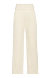 MARINA MOSCONE PAINTER'S TAILORED CUFFED TROUSER,F196.7019