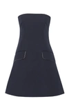 MARINA MOSCONE COTTON BLEND BUSTIER TABARD,F196.3046