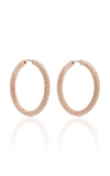 CAROLINA BUCCI Florentine Finish Small Thick Round Hoop Earrings,CBE90578/S/PFF