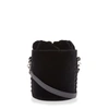 MELI MELO SANTINA MINI BUCKET BAG BLACK VELVET,SA02-01-V