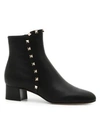 VALENTINO GARAVANI Leather Rockstud Booties