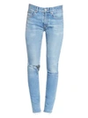 BALENCIAGA Raw Hem Ripped Skinny Jeans