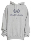 BALENCIAGA Cotton Jersey Logo Hoodie