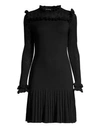 SHOSHANNA Nicolla Pleated Sheath Dress