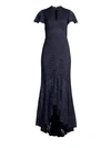 SHOSHANNA Aimi Keyhole Lace Gown