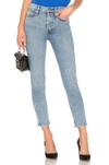 Re/done Originals Comfort Stretch High Waist Ankle Crop Jeans In Mid 90s