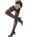 NATORI SILKY SHEER LACE TOP THIGH HIGHS,PROD141070110