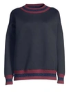 MONCLER Jersey Lurex-Knit Sweatshirt