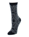 NATORI CASHMERE SCROLL-PATTERN SOCKS,PROD214340052