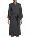 Natori Luxe Shangri-la Robe In Dark Gray