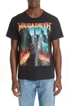 R13 MEGADETH GRAPHIC OVERSIZE T-SHIRT,R13M3643-01