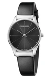 CALVIN KLEIN Classic Leather Strap Watch, 32mm,K4D221CY