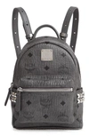 MCM 'X-MINI STARK SIDE STUD' CONVERTIBLE BACKPACK - GREY,MMK6SVE92LE001