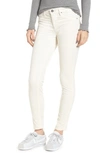 Ag The Legging Corduory Skinny Ankle Jeans In Ivory Dust