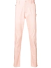 UNCONDITIONAL UNCONDITIONAL SLIM-FIT CHINOS - PINK
