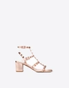 VALENTINO GARAVANI Metallic Cage Rockstud Sandal 60mm