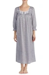 EILEEN WEST CHAMBRAY COTTON NIGHTGOWN,E5019927