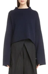 JW ANDERSON CABLE SHOULDER WOOL & CASHMERE SWEATER,KW00618D 502/888