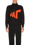 Gosha Rubchinskiy Graphic Sweater In Black