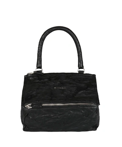 Givenchy Pandora Small Leather Bag In Nero