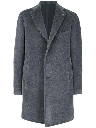 Tagliatore Single Breasted Coat - Grey