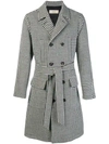 MAISON FLANEUR MAISON FLANEUR HOUNDSTOOTH COAT - BLACK