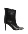 ALEXANDRE VAUTHIER CHACHA CRYSTALS LEATHER BOOTS,10667026