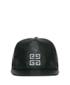 GIVENCHY LOGO LEATHER CAP,10667193