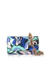 EMILIO PUCCI OPTICAL PRINTED LEATHER COSMETIC CASE/POUCH,10667493